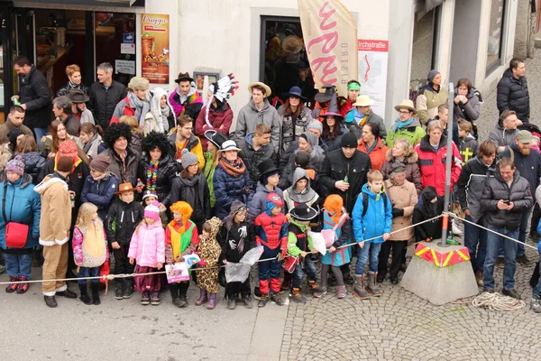 Bregenz Vorarlberg Österreich Februar 2016 Jährlicher Und Traditioneller Faschingsumzug Vor — Stockfoto