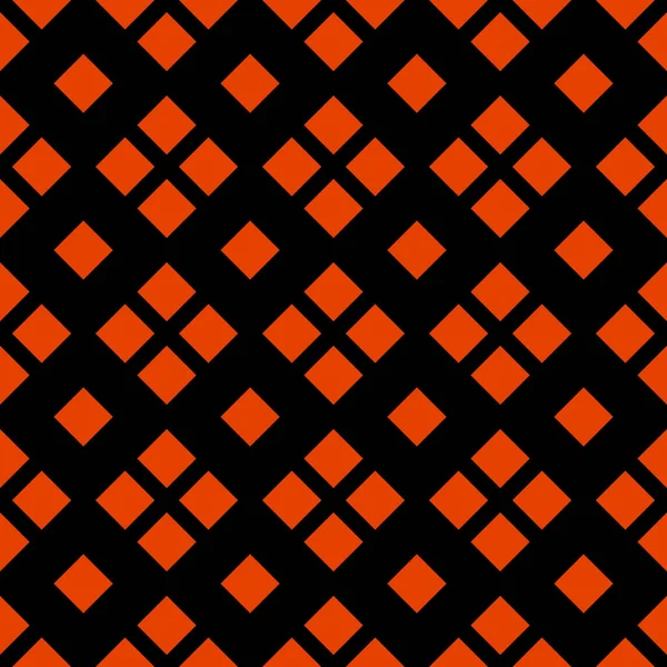 背景として赤の正方形と黒のシームレスなパターン Eps10ベクトルグラフィックスとイラスト — ストックベクタ
