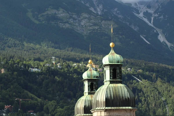 Aerial View Cathedral James Dom Jakob Built 1724 Taken Top — Stock Photo, Image