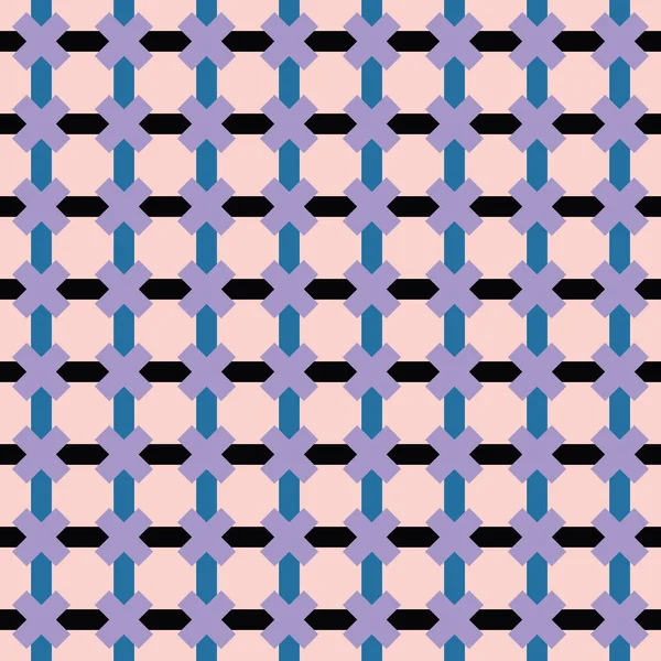 不織布の正方形とクロスを背景にしたカラフルなシームレスなパターン Eps10ベクトルグラフィックとイラスト — ストックベクタ