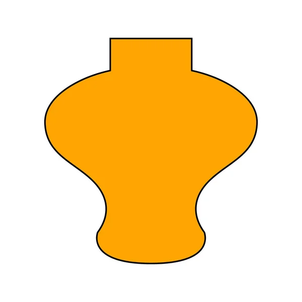 Κενό Πορτοκαλί Αθλητικό Σύμβολο Μαύρο Περίγραμμα Eps10 Διανυσματικά Γραφικά Και — Διανυσματικό Αρχείο