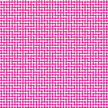 Labirent benzeri beyaz noktalarla kusursuz derin pembe desen - Eps10 vektör grafikleri ve resimleme