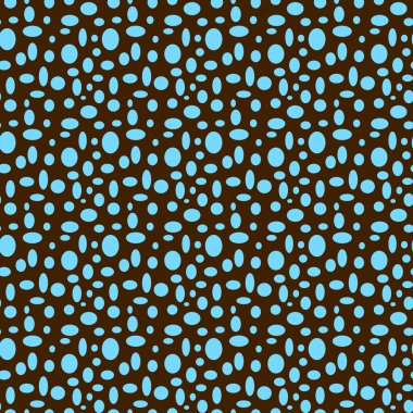 Arka plan olarak açık mavi benekli, pürüzsüz kahverengi desen - Eps10 vektör grafikleri ve illüstrasyon