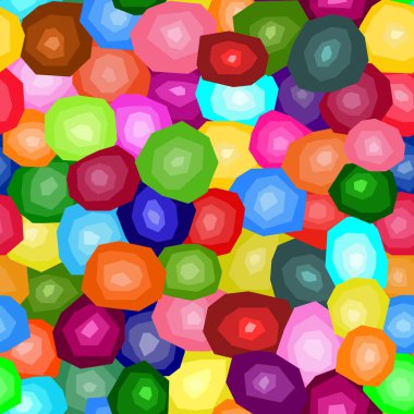 Çokgenli kusursuz, renksiz ve soyut desen - Eps10 Vektör grafikleri ve resimleme