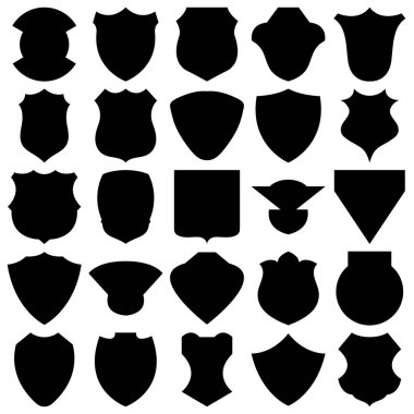 Siyah-beyaz spor logoları, Amerikan futbolu, voleybol, basketbol - Eps10 Vector grafikleri ve illüstrasyonları 