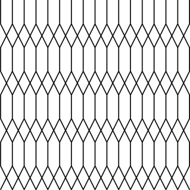 Kusursuz boş zigzag deseni - Vektör ve illüstrasyon