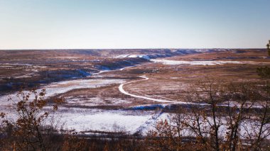 Dağ ufuk görünümü