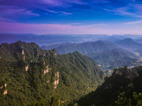 Epic mountain horizon