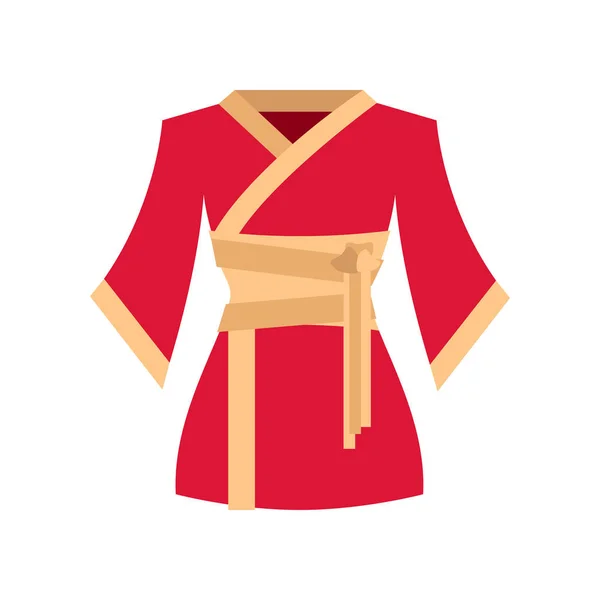 Cute Chinese costume icon for banner, general design print and w — 스톡 벡터