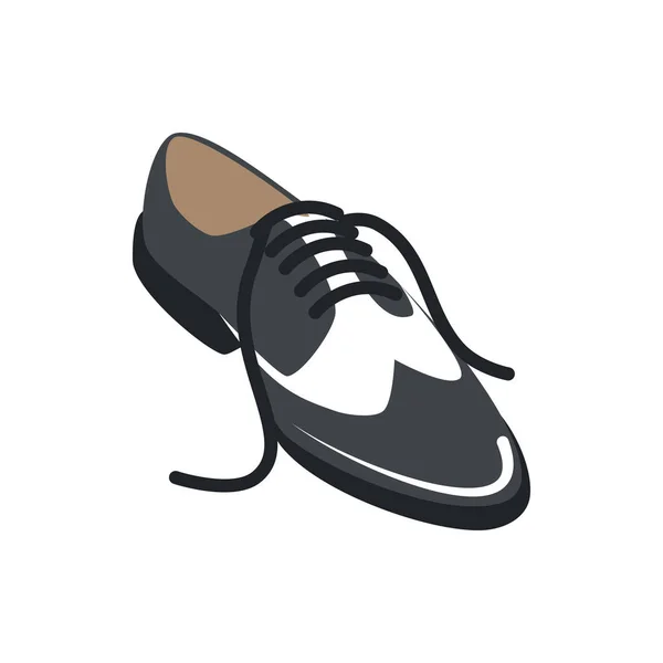 Cute Oxford shoe icon for banner, general design print and websi — 스톡 벡터