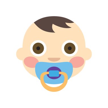 Pankart için Şirin Bebek simgesi, genel tasarım baskısı ve web siteleri. Ben...