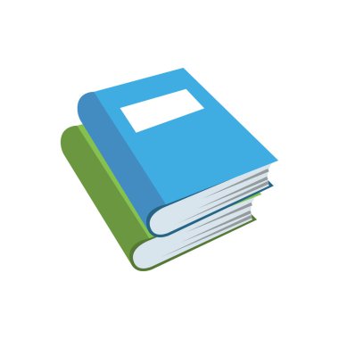 Pankart, genel tasarım baskısı ve web için sevimli Ödev Kitabı simgesi