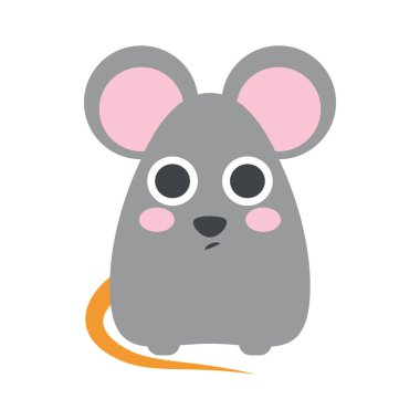 Pankart, genel tasarım baskısı ve web siteleri için Şirin Fare simgesi