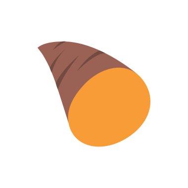 Pankart için sevimli Japon Yakılmış Patates ikonu, genel tasarım pri