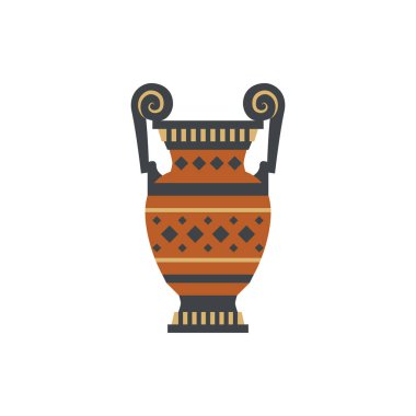 Pankart için sevimli klasik Flagon simgesi, genel tasarım baskısı ve biz