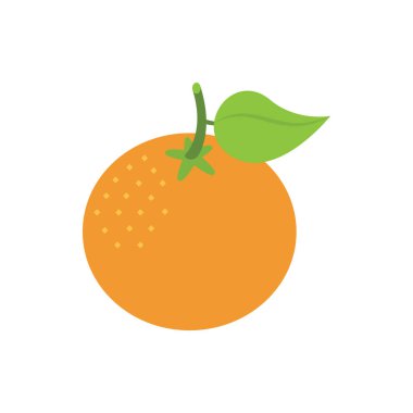 Pankart, genel tasarım baskısı ve web siteleri için şirin turuncu simge. 