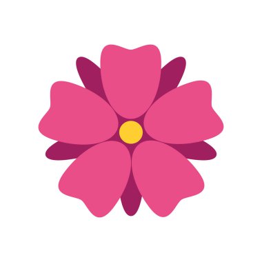 Sancak, genel tasarım baskısı ve web bakımı için Rosette çiçekleri Simgesi