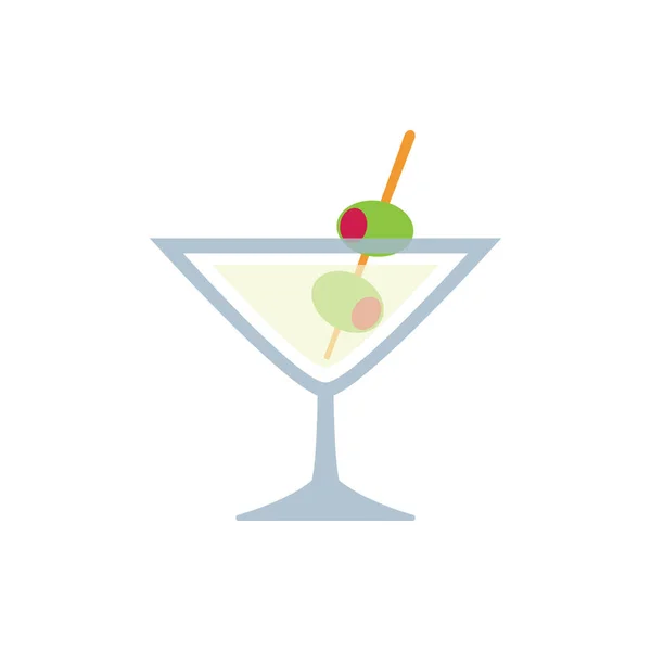 Cute Cocktails icon for banner, general design print and website — Stock Vector