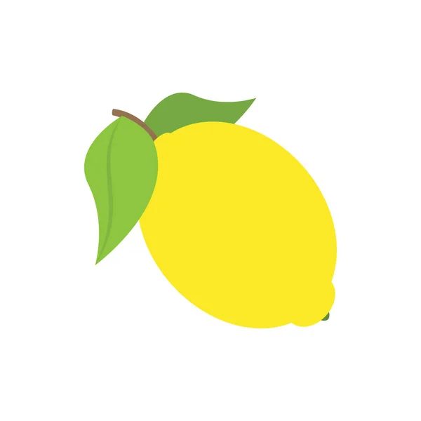 Cute Lemon icon for banner, general design print and websites. I — 스톡 벡터