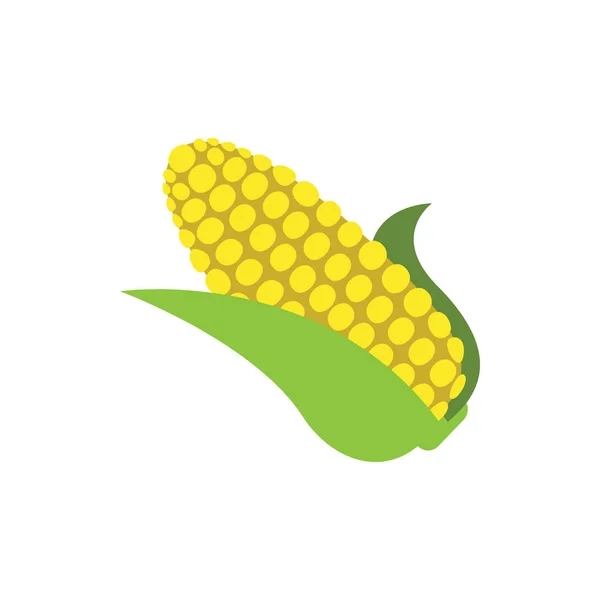 Cute Corn icon for banner, general design print and websites. Il — 스톡 벡터