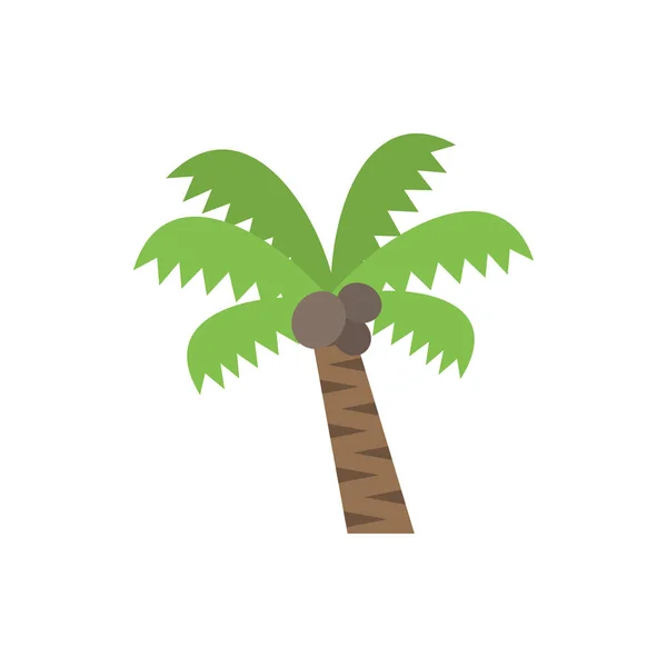 Palm boom pictogram voor banner, algemene design print en websites. Il — Stockvector