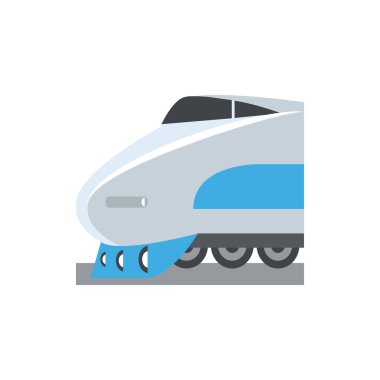 Pankart, genel dizayn ve dizayn için şirin yüksek hız tren simgesi 