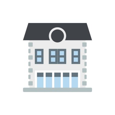 Pankart için Şirin Daire binası simgesi, genel tasarım bir