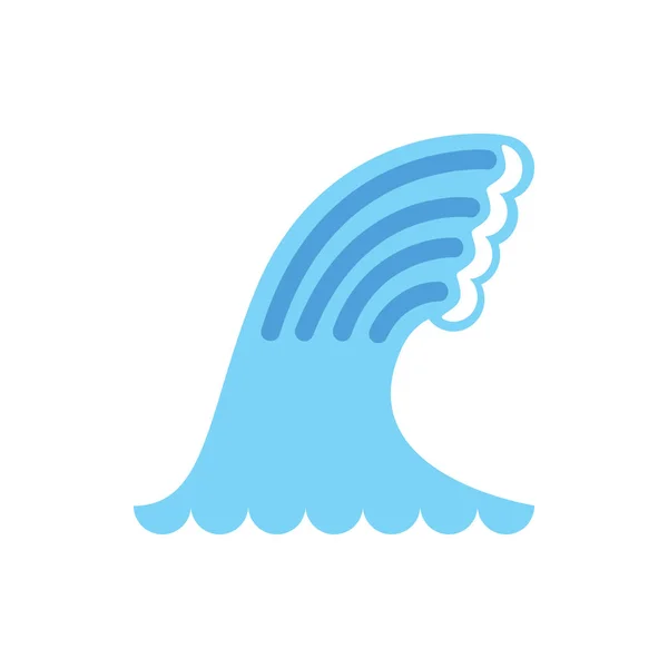 Roztomilá high wave ikona pro banner, obecný design tisku a webové stránky — Stockový vektor