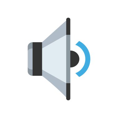 Pankart, genel tasarım yazdırma ve w için şirin düşük seviye ses simgesi