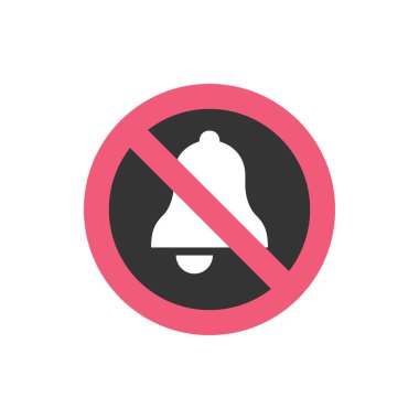 Pankart, genel tasarım baskısı ve ağlar için şirin zil sesi simgesi