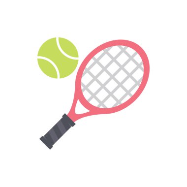 Pankart, genel tasarım baskısı ve web siteleri için şirin Tenis simgesi. 