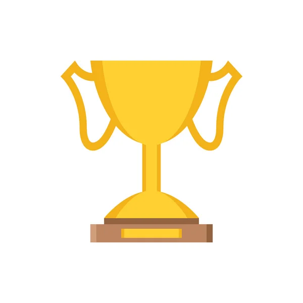 Cute Trophy icon for banner, general design print and websites. — Stock Vector