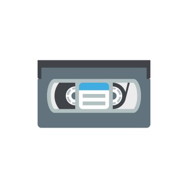 Pankart, genel tasarım baskısı ve web siteleri için şirin Vdo Teybi simgesi