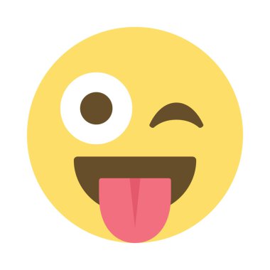 Pankart için sevimli arsız ve komik simge, genel tasarım baskısı ve 