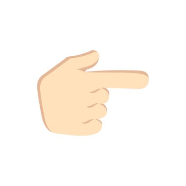 Sevimli El işareti afiş, genel tasarım baskısı ve web siteleri için. Görüntü vektörü