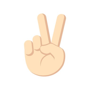 Pankart için Sevimli El işareti 2, genel tasarım baskısı ve web siteleri. Görüntü vektörü