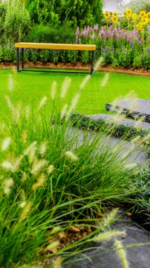 Rahatlatıcı rahat Bahçe alanında.