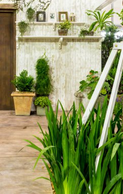 Rahatlatıcı rahat ev alanında.