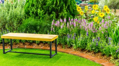 Rahatlatıcı rahat Bahçe alanında.