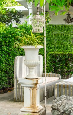 Rahatlatıcı rahat Bahçe uzayda