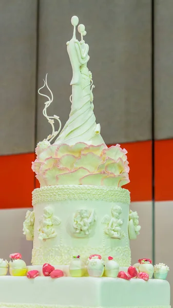 甘い結婚式のカップケーキ. — ストック写真