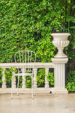 Rahatlatıcı rahat Bahçe uzayda.