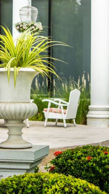 Rahatlatıcı rahat Bahçe uzayda.