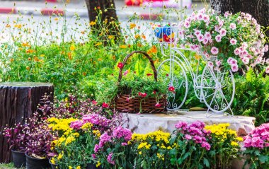 Yazları ev rahat bahçede.