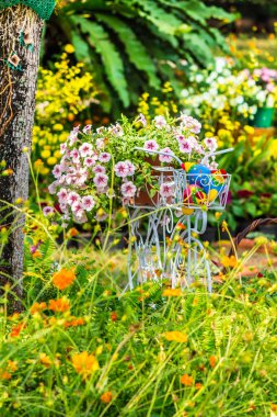 Yazları ev rahat bahçede.