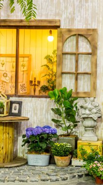 Rahatlatıcı rahat ev alanında.