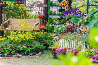 Yazları ev rahat bahçede.