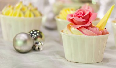 Düğün cupcakes.