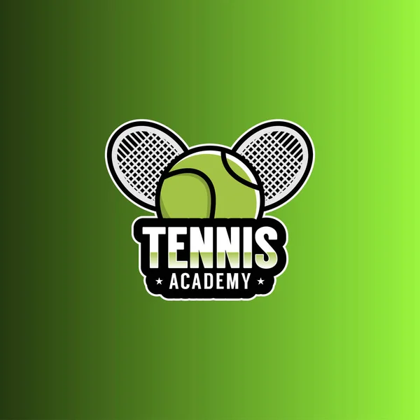 Tennis e sport logo vektor design template für team — Stockvektor