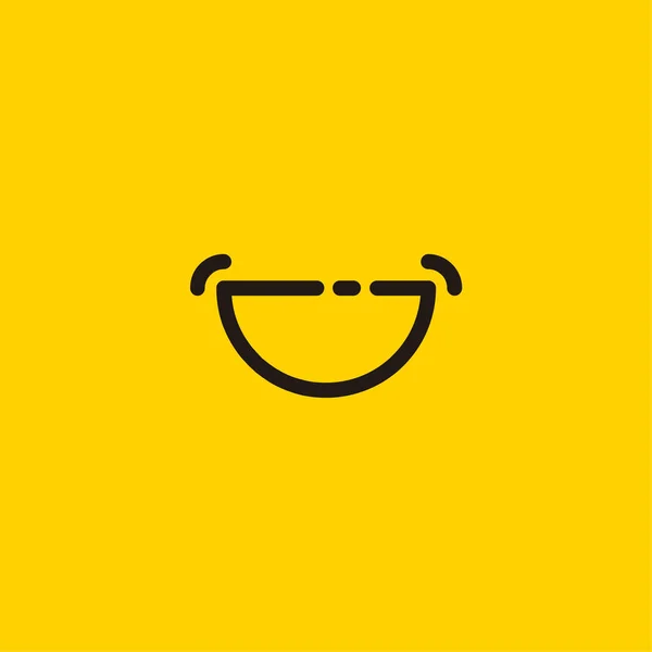 Smile Logo For Banner Design and Elegant Template — 스톡 벡터